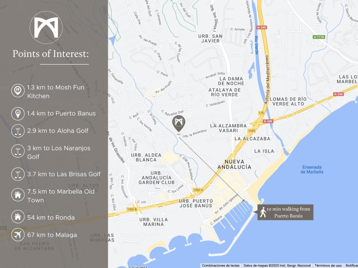 Vacation Marbella I Villa Vasari, Near Marina, Private Pool, Rooftop Views, Big Groups Экстерьер фото